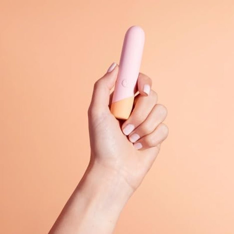 PeachLuxe Mini Bullet Vibrator Waterproof Quiet Rechargeable
