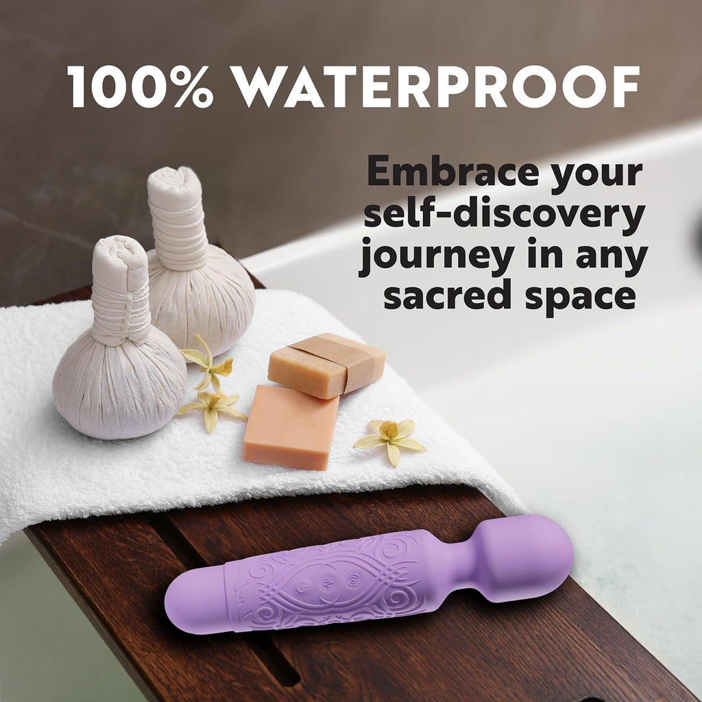 LunaWhisper Mini Wand Vibrator Rechargeable Waterproof Quiet