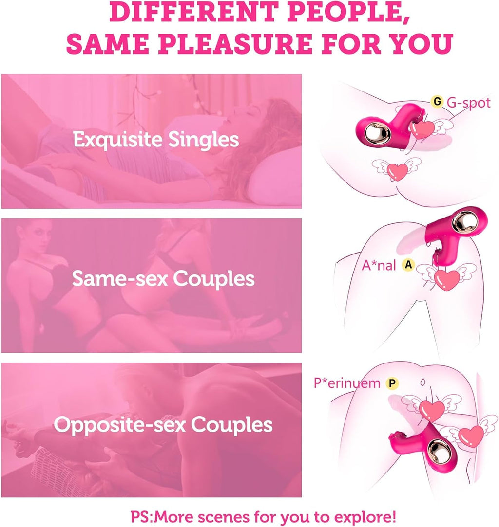 ThrustRose Thrusting Tapping Rabbit Vibrator