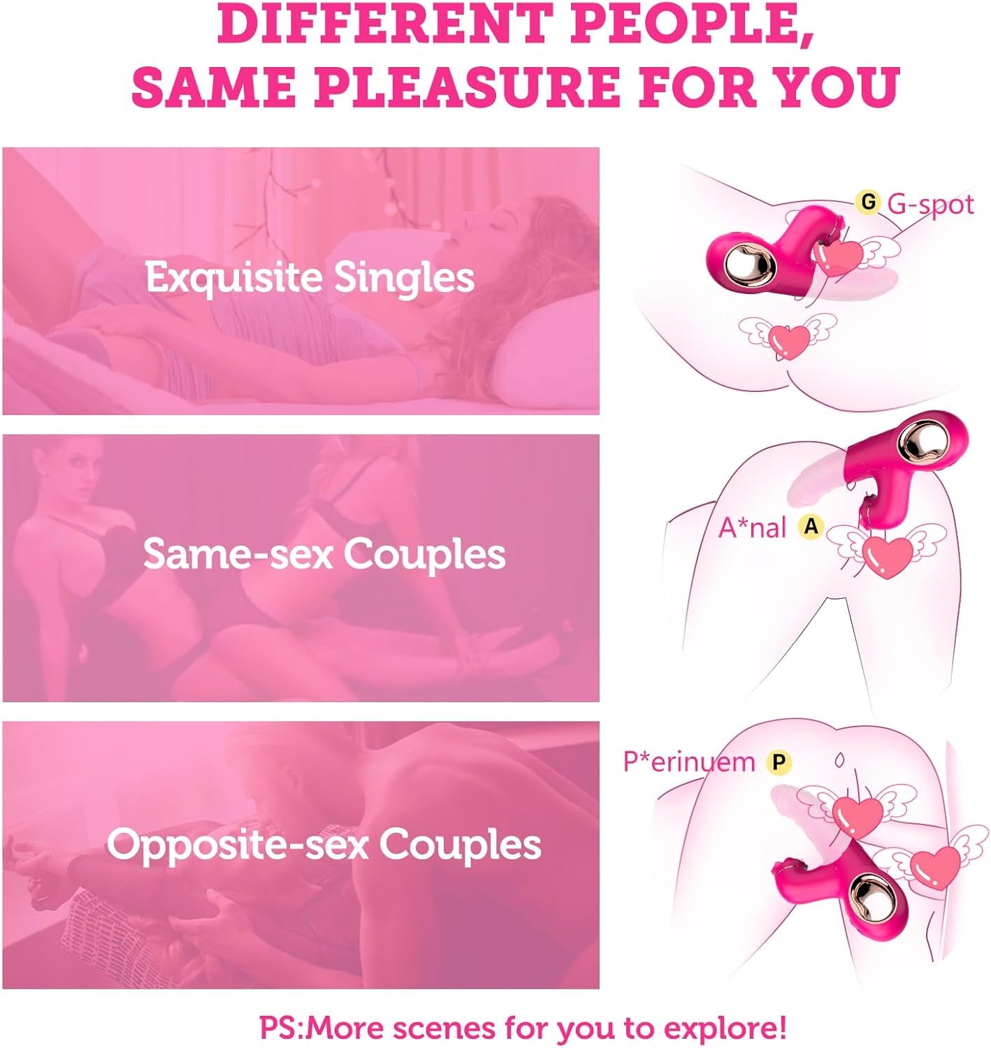 ThrustRose Thrusting Tapping Rabbit Vibrator