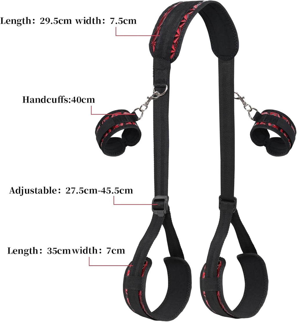 DiamondFlex Adjustable Sling Strap BDSM Kit with Cuffs