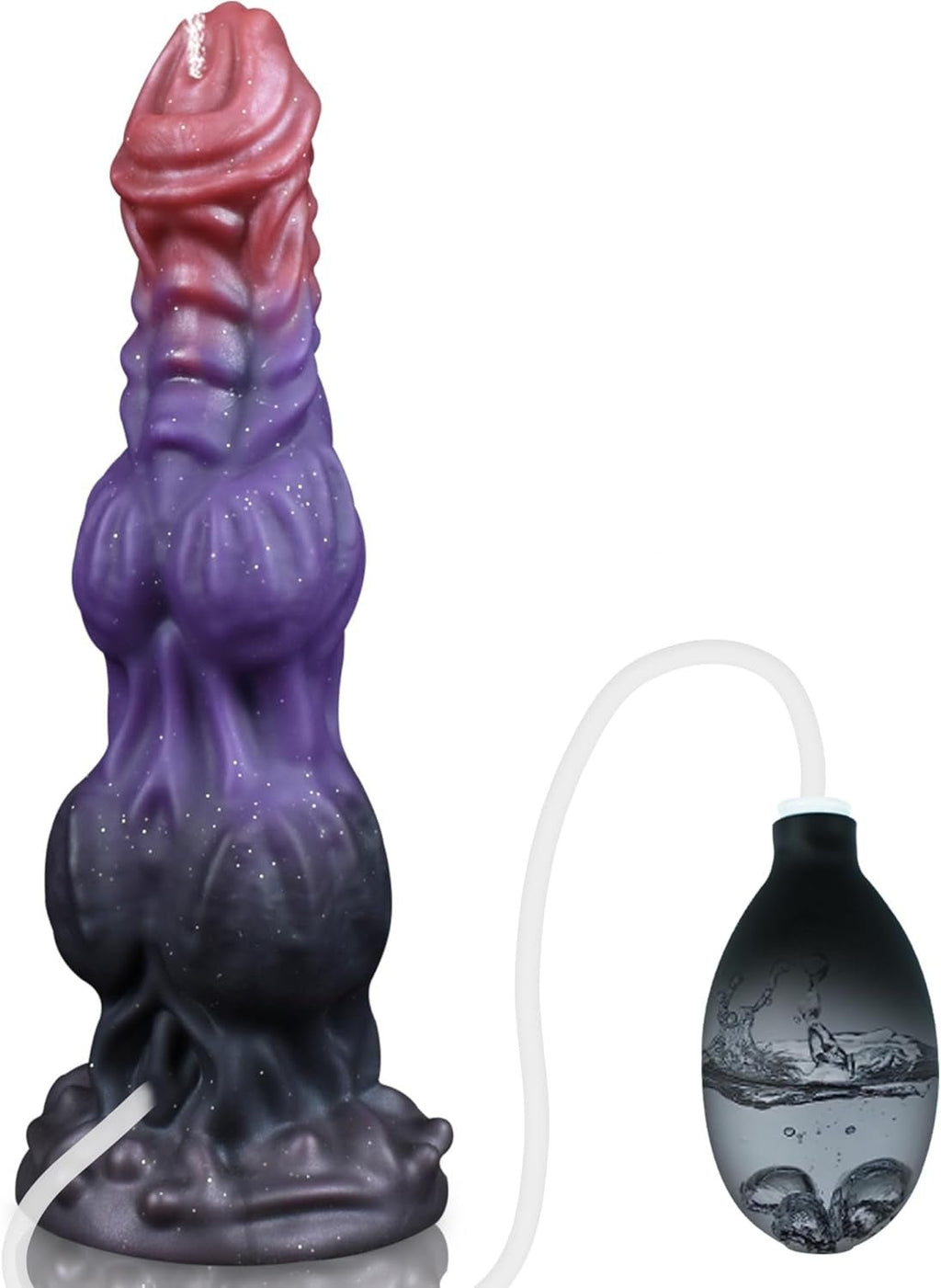 MythicJet 9.6” Squirting Knot Dildo Silicone Suction Cup