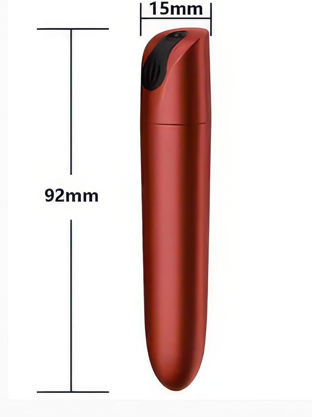 BurgundyLuxe Bullet Vibrator 7 Modes Waterproof Magnetic Rechargeable