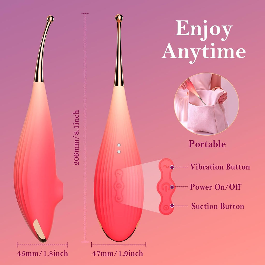 DualWave 2-in-1 Clit Sucker & G-Spot Vibrator Waterproof