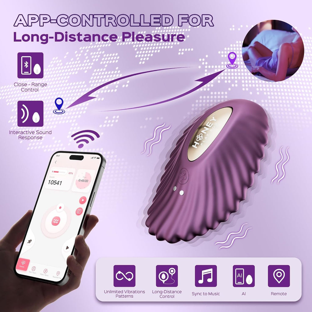 PearlSync APP Wearable Panty Vibrator 9 Modes