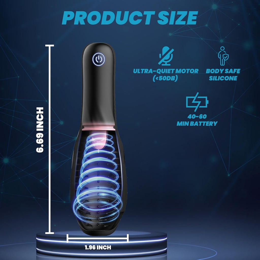 LickPulse 3-in-1 Licking Suction Male Stroker 10 Modes