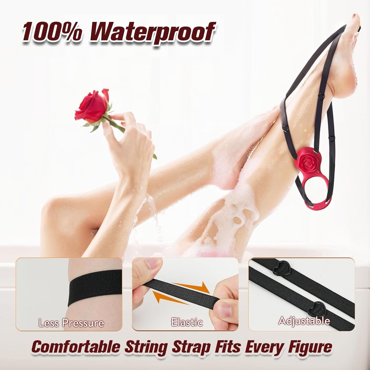 BloomControl Wearable Cock Ring Clit Stimulator App Remote