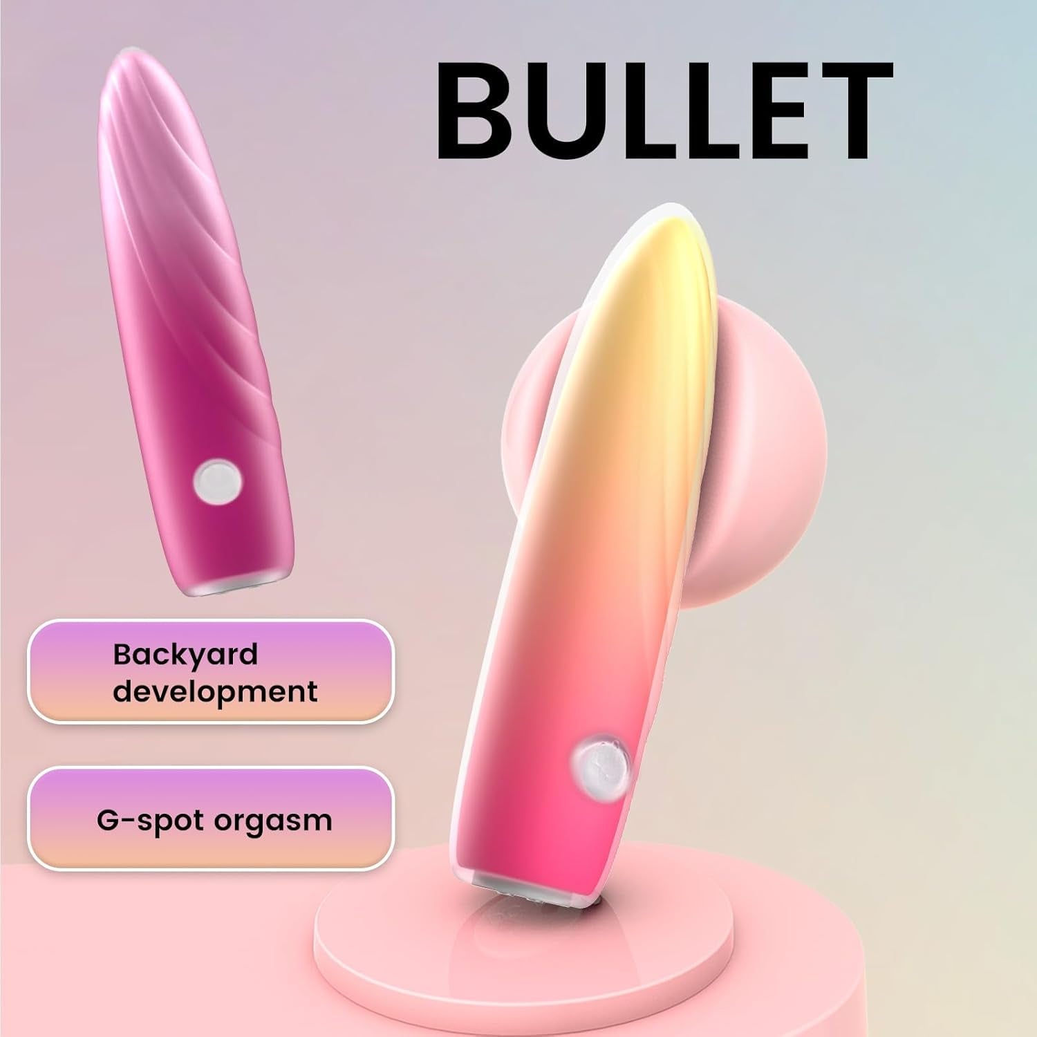 CoreEdge Bullet Vibrator 10 Modes Silicone Waterproof Rechargeable