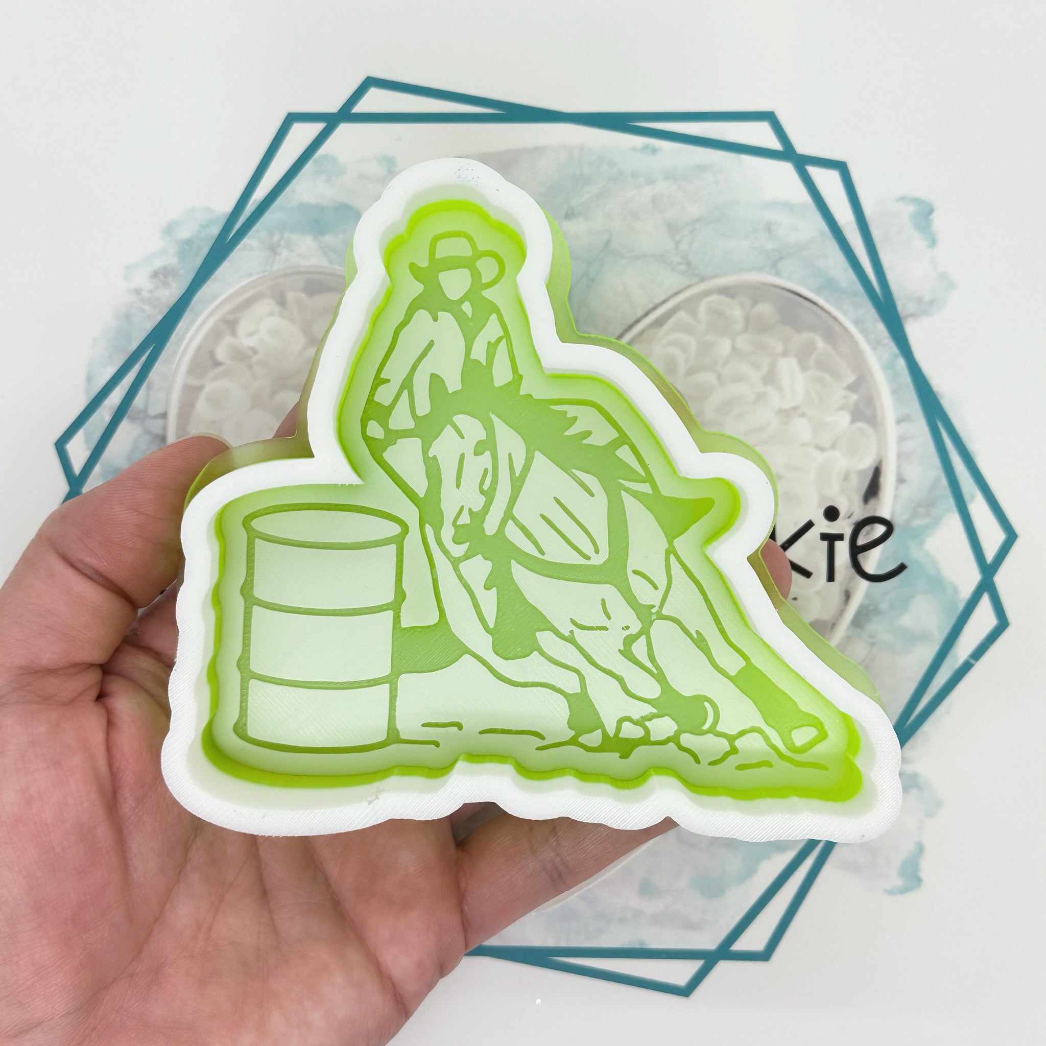 Barrel Racer Freshie Mold