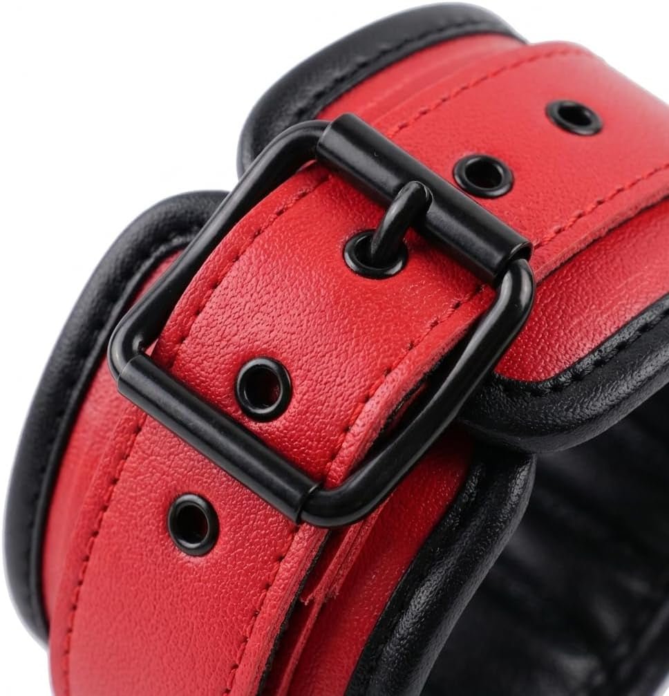 CrimsonGrip Red Adjustable Spreader Bar with Furry Straps
