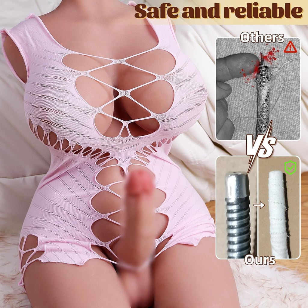 ZypherionX 38lb Transgender Sex Doll Torso w/ Dildo