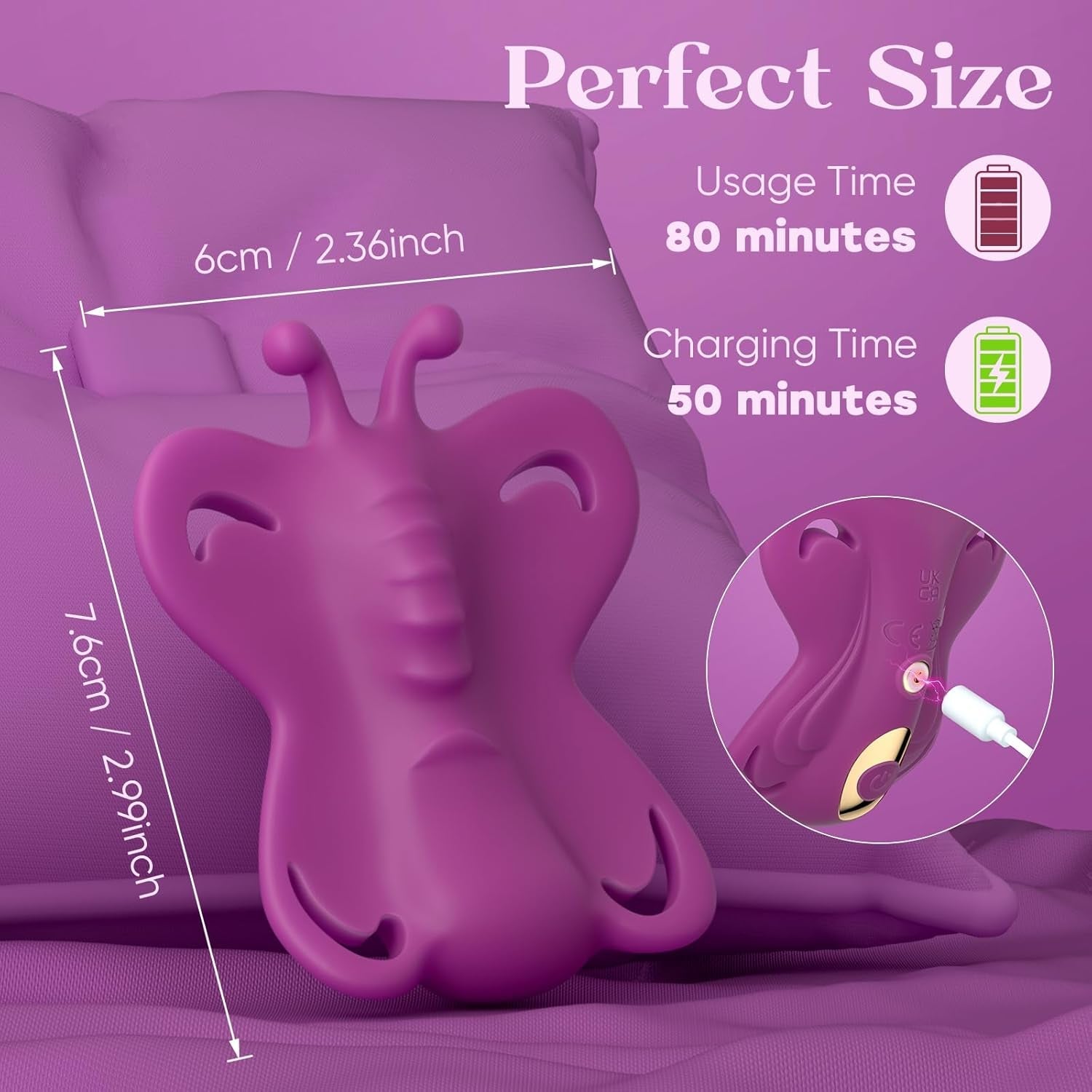 TwinSync Couples Butterfly Vibrator With Cock Ring