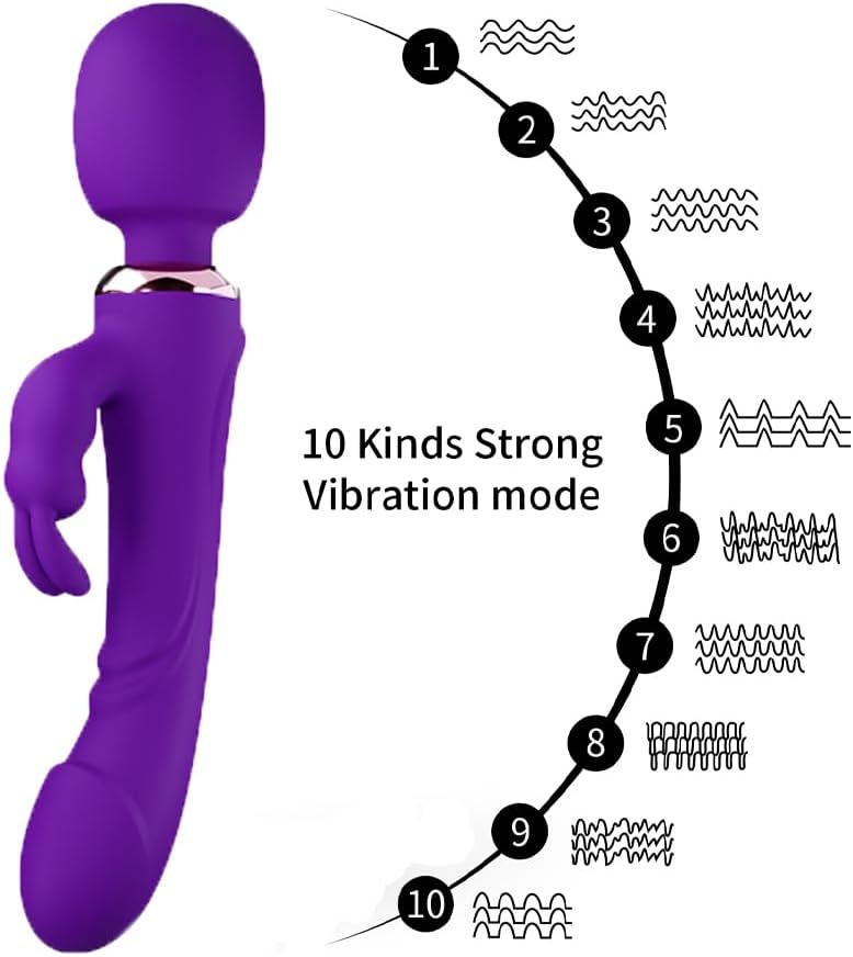 PhantomRipple Clitoral Rabbit Dildo Anal Vibrator