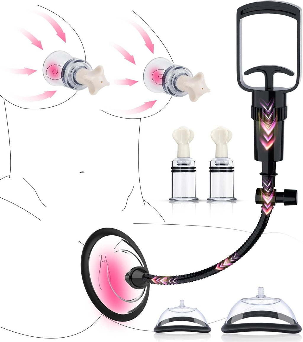 AeroBloom Manual Pussy Pump & Nipple Suckers