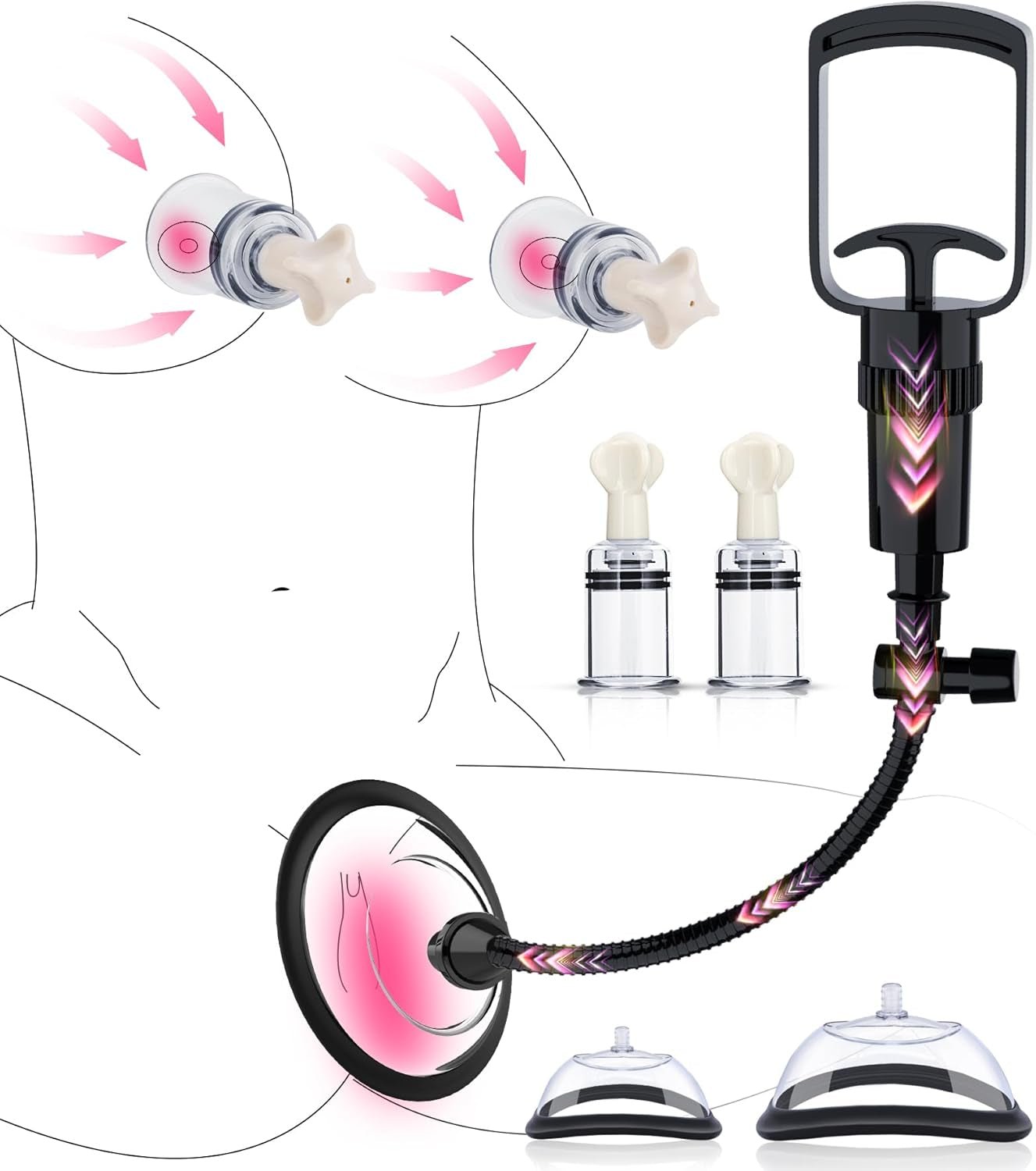AeroBloom Manual Pussy Pump & Nipple Suckers