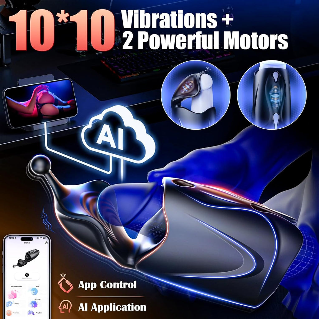 OpenFlex AI App Male Stroker 2 Motors 10x10 Trainer