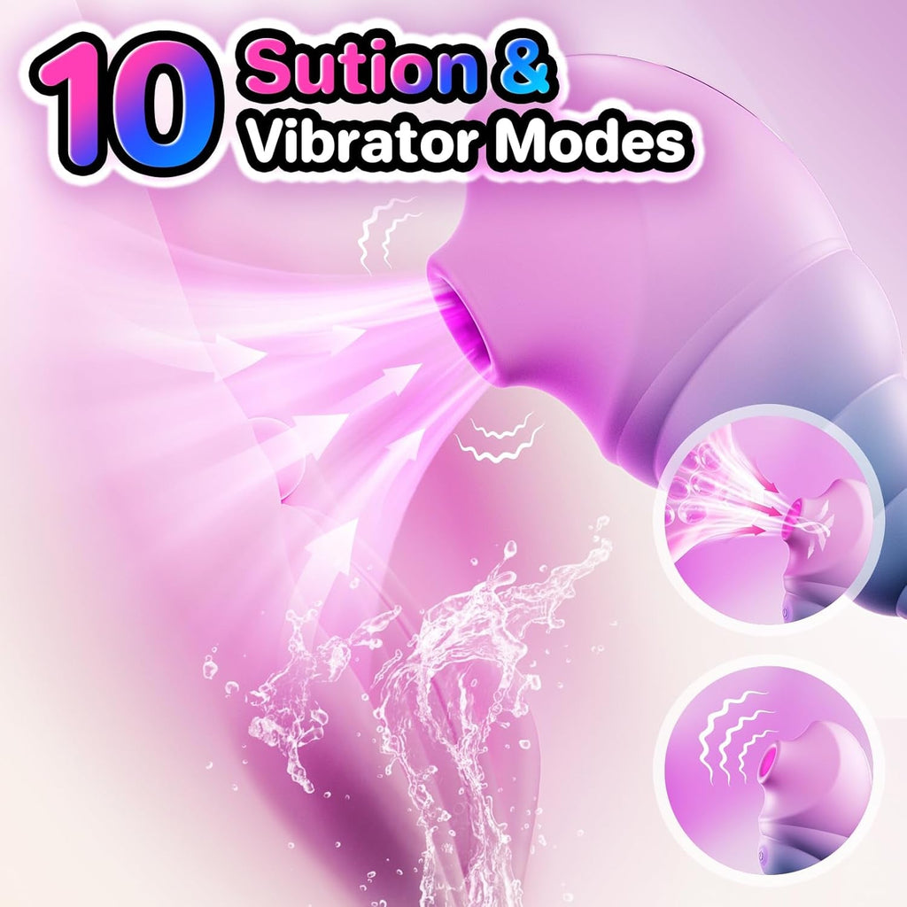 ConchaSync Clit Sucker 10 Modes App Control Quiet