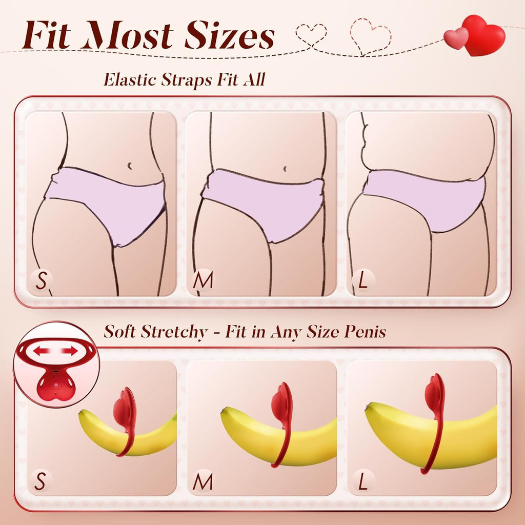 SilkLink Wearable Cock Ring Clit Stimulator Remote 10 Modes