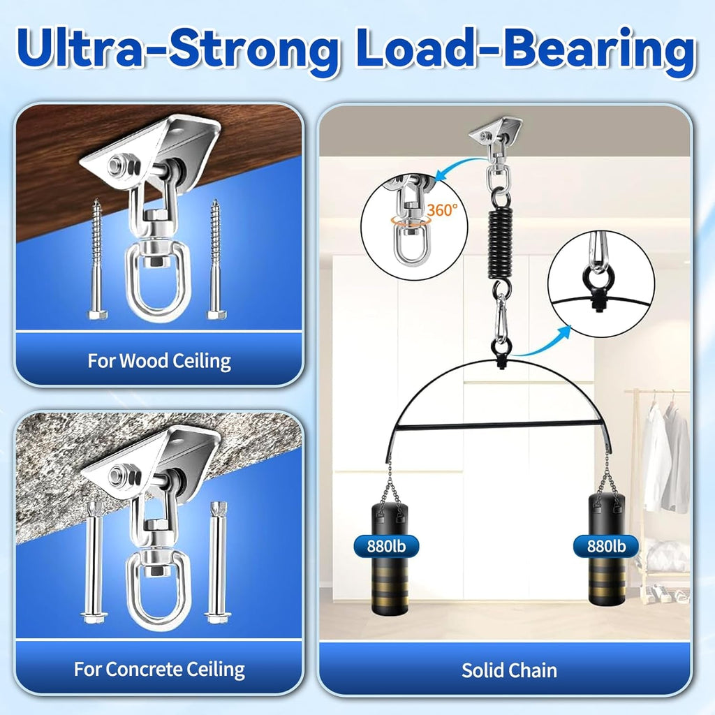 OrvexaX 360° Spinning Sex Swing 800lb Dual Mount