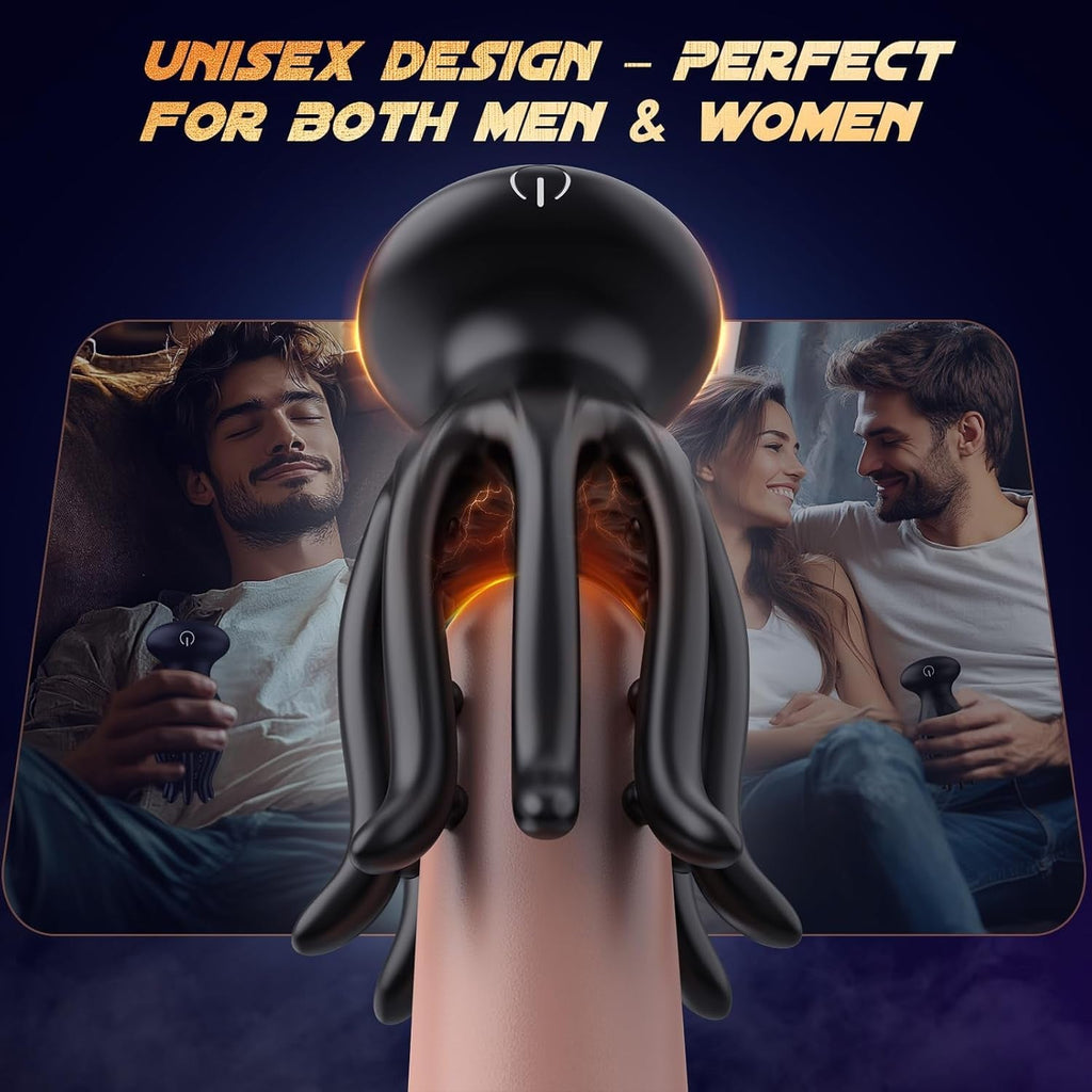 OctoGripX Tentacle Penis Training Vibrator 10 Modes 360 Wrap