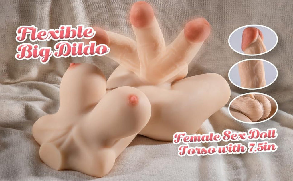 Veloura 3-in-1 Transgender Sex Doll Torso Flexible Dildo