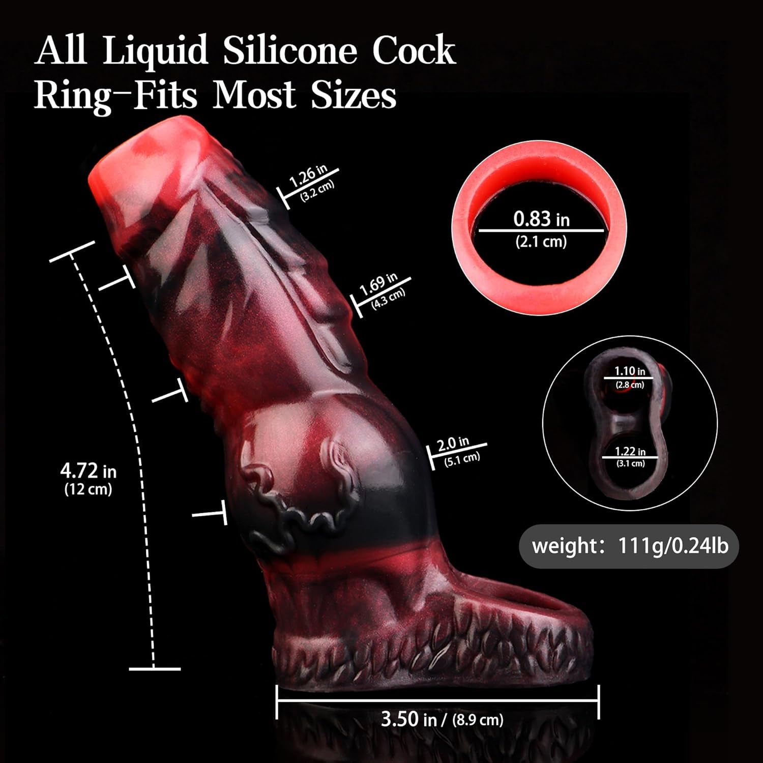 DragonGrip Penis Sleeve Silicone Girth Enhancer