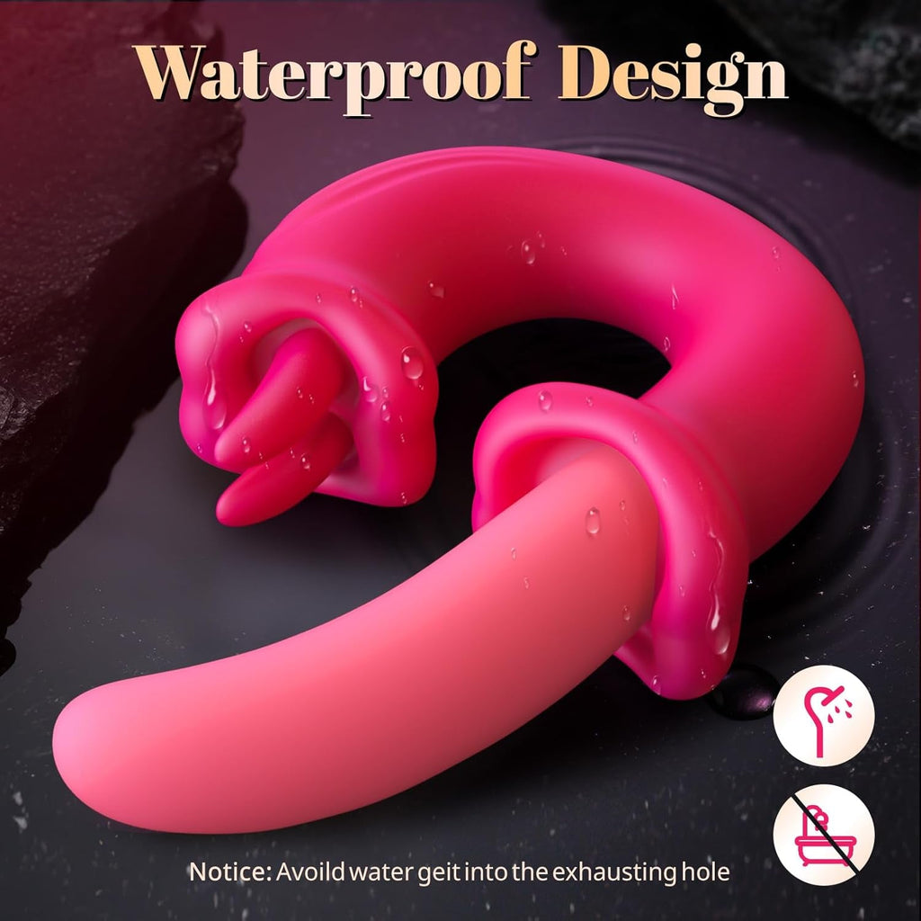 LunexaSync App Tongue Vibrator 20 Modes G-Spot Clit Toy