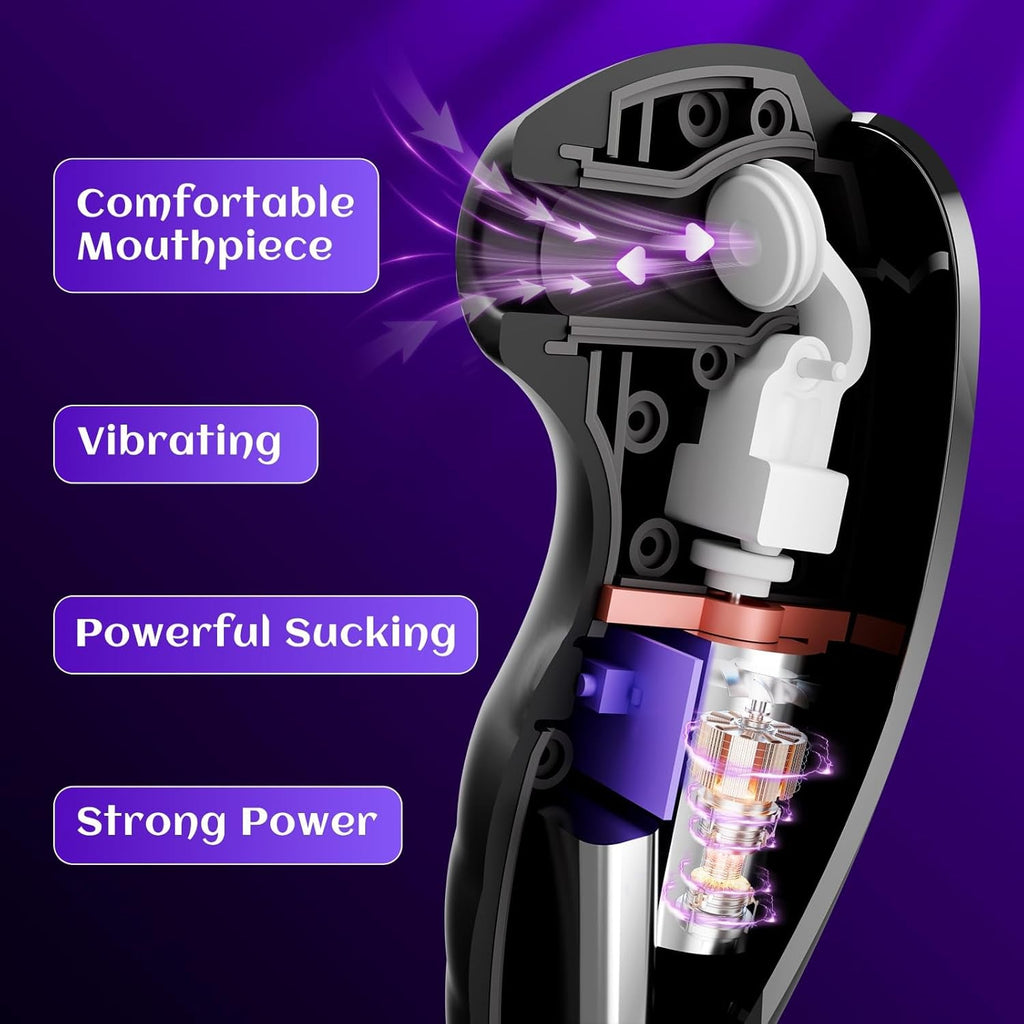 NytheraX Clit Sucker Wand 7 Modes Quiet Waterproof