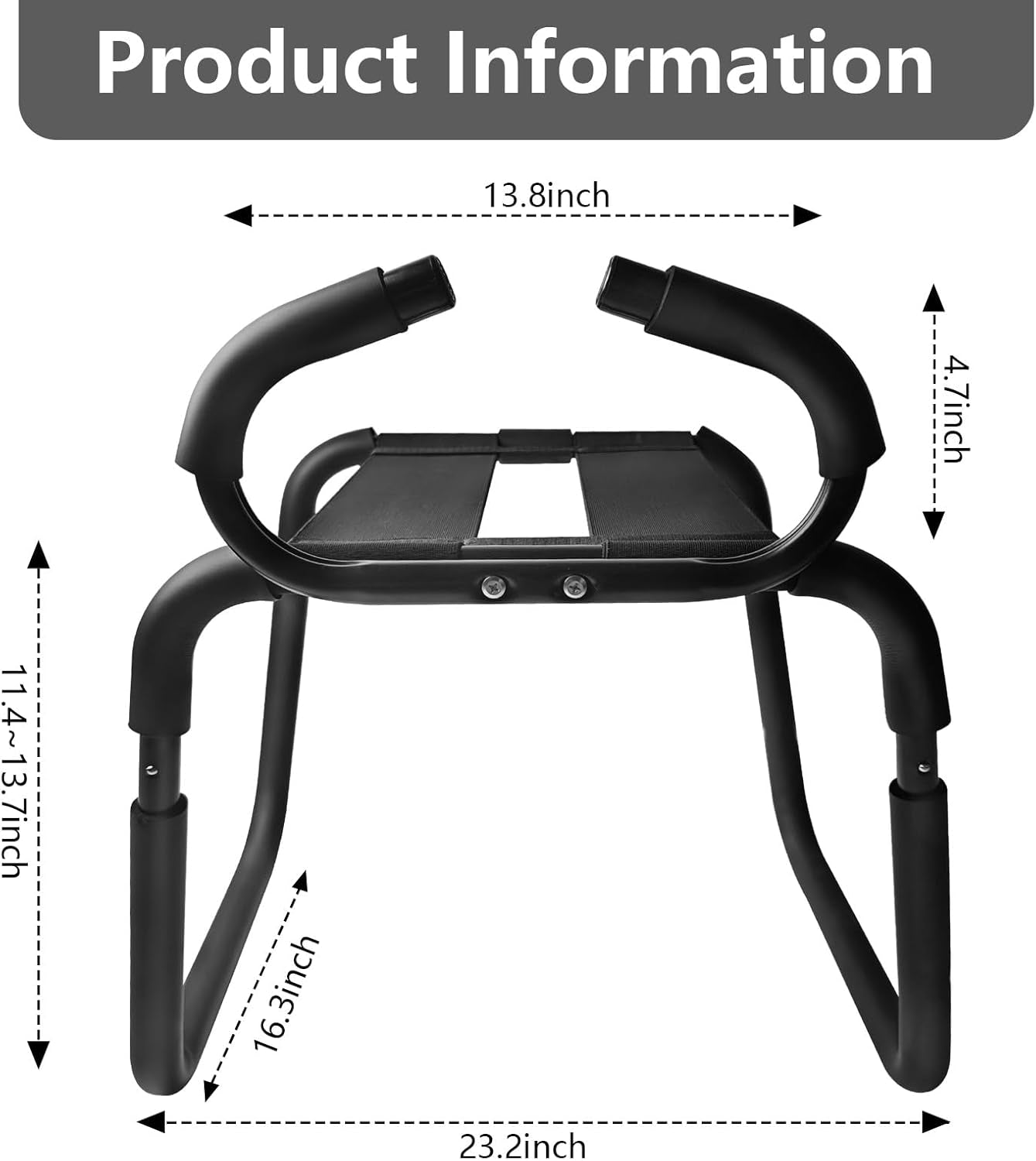 AxisControl Sex Chair with Armrests & Elastic Straps