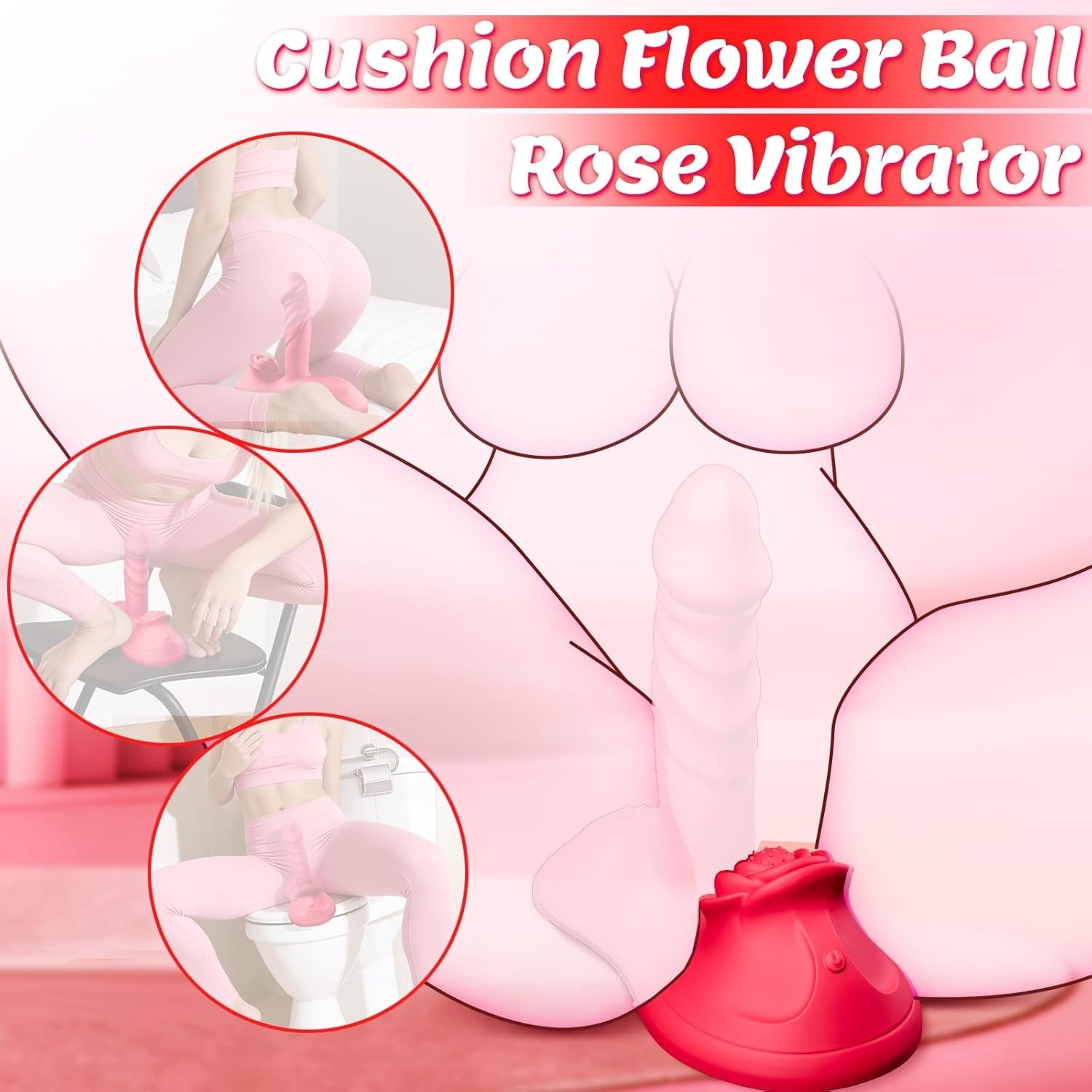 RoseRhythm Triple-Drive Ride-On Peristalsis Vibrator