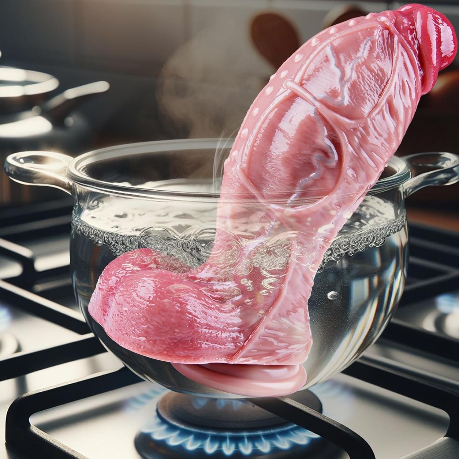 TitanCone 10.4” XXL Thick Dildo 3” Diameter Suction Cup