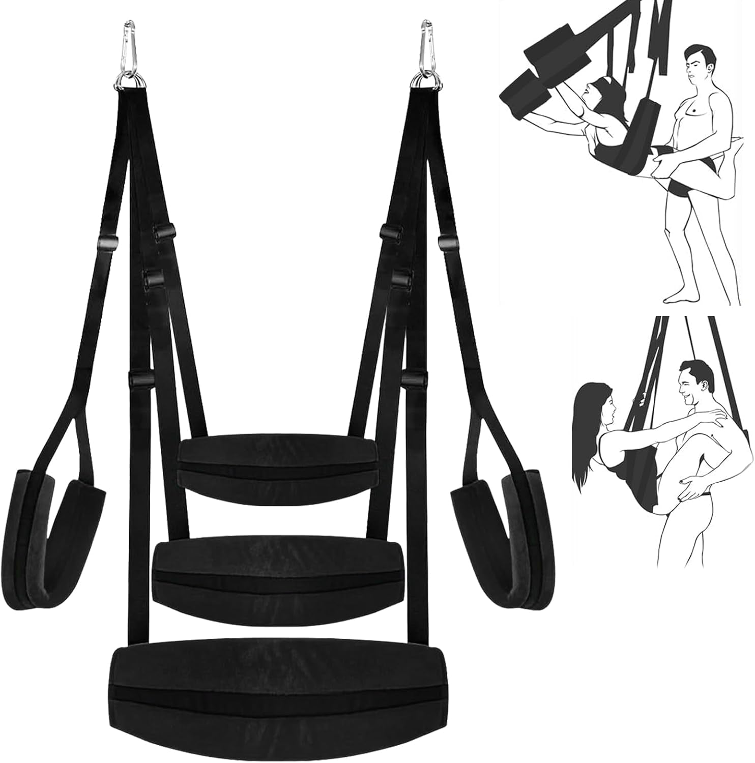 PowerGlide Bondage Sex Swing 500lb Adjustable