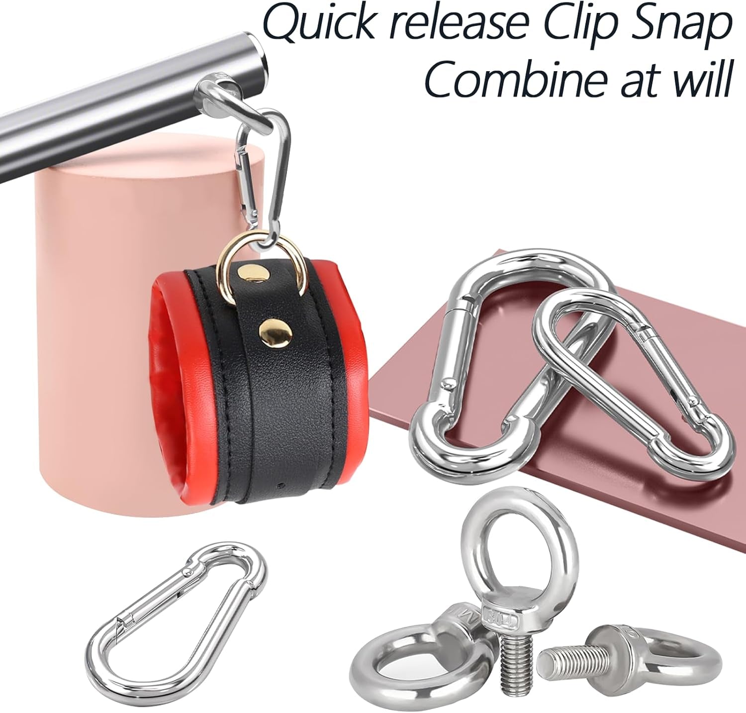CrimsonSteel Red Stainless Steel Spreader Bar Kit