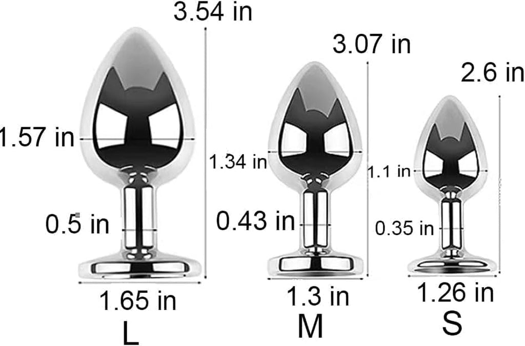 OnyxTail Small Steel Tail Butt Plug Black
