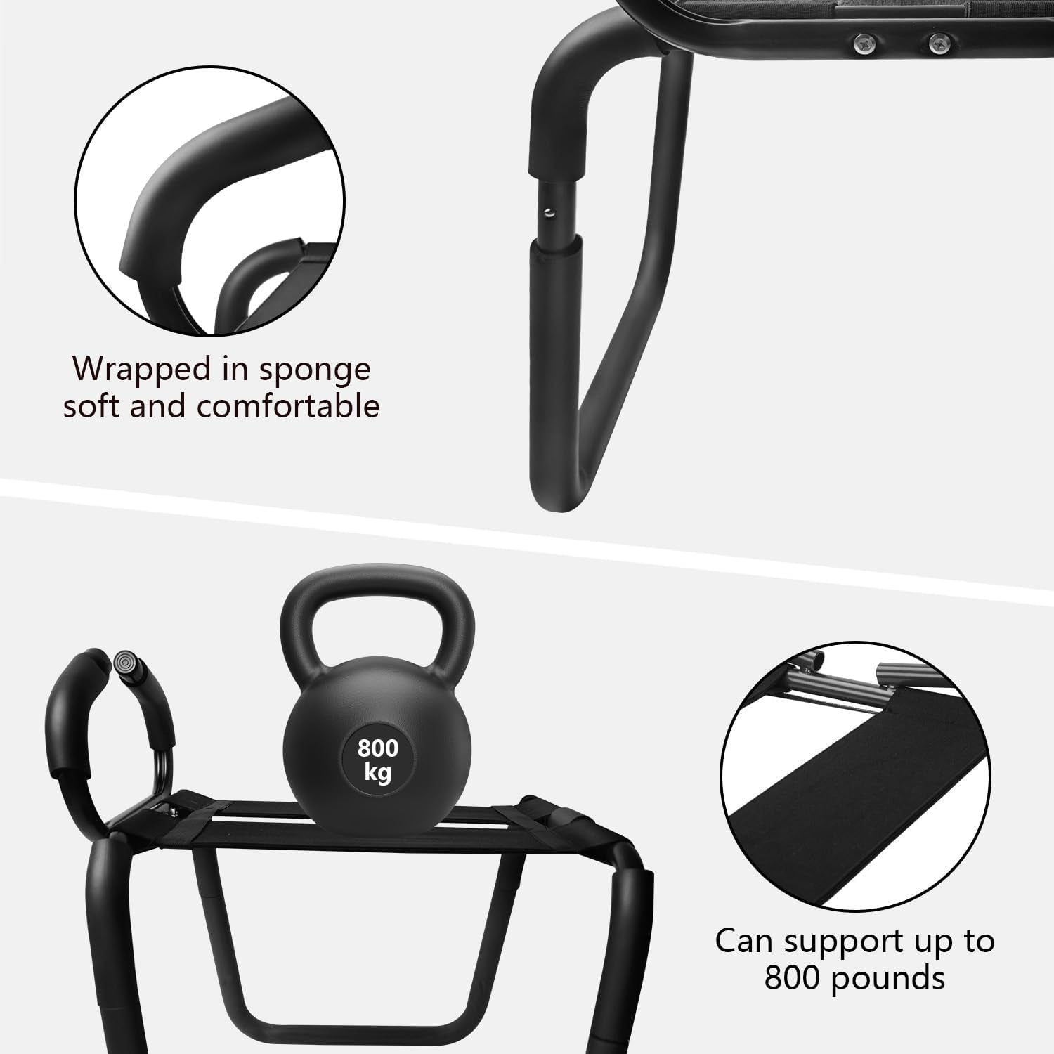 AxisControl Sex Chair with Armrests & Elastic Straps