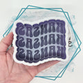 Kansas Retro Font Freshie Mold