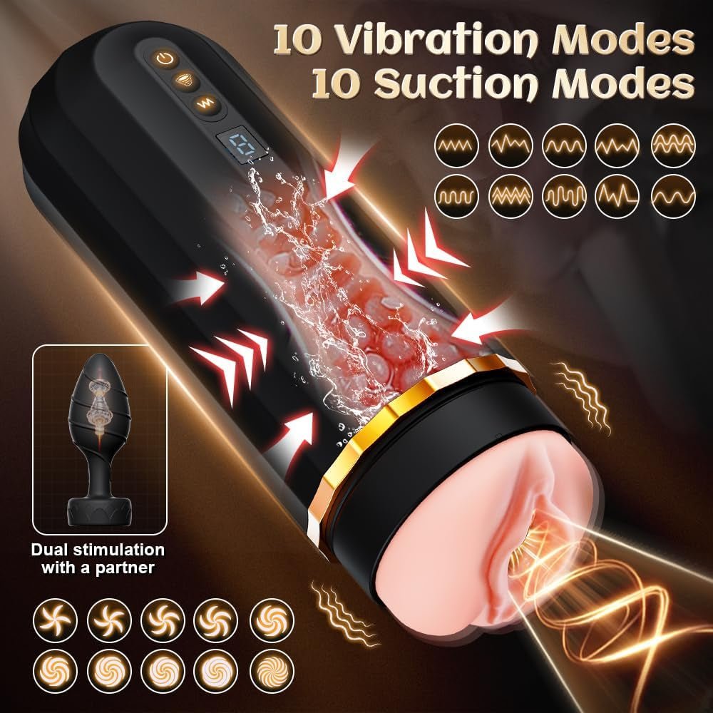 SynchroPulse 10X Male Masturbator Set