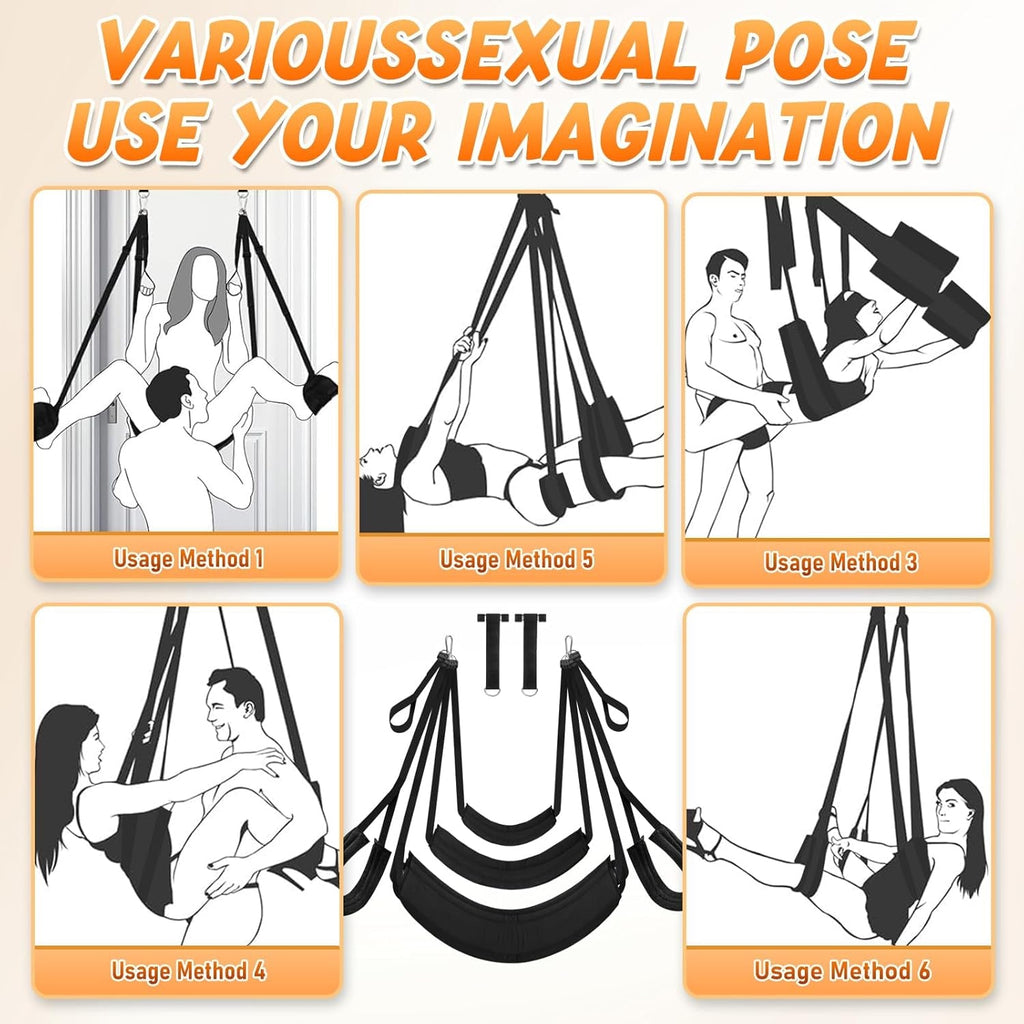 CloudLift Adjustable Door Sex Swing 350lb