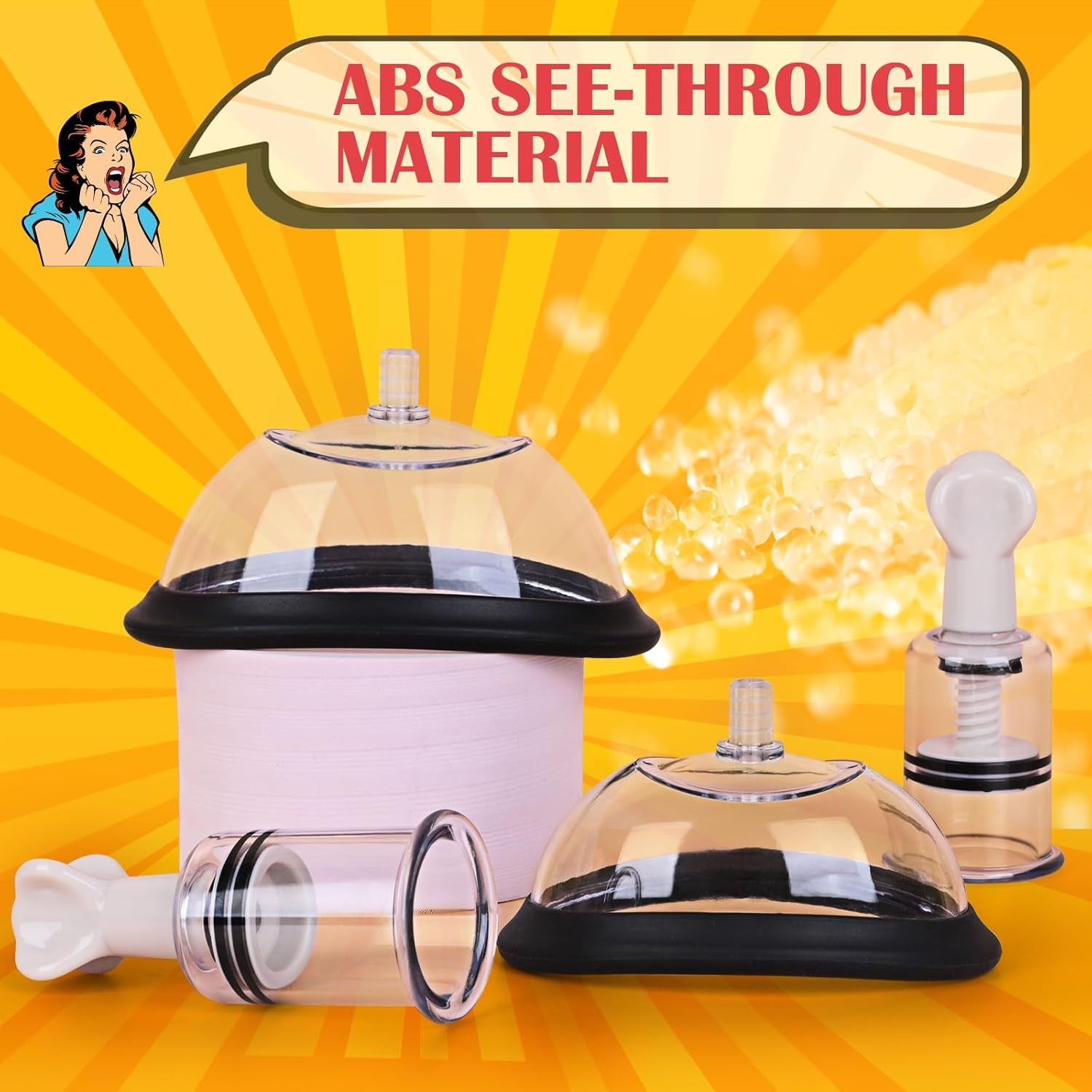 AeroBloom Manual Pussy Pump & Nipple Suckers
