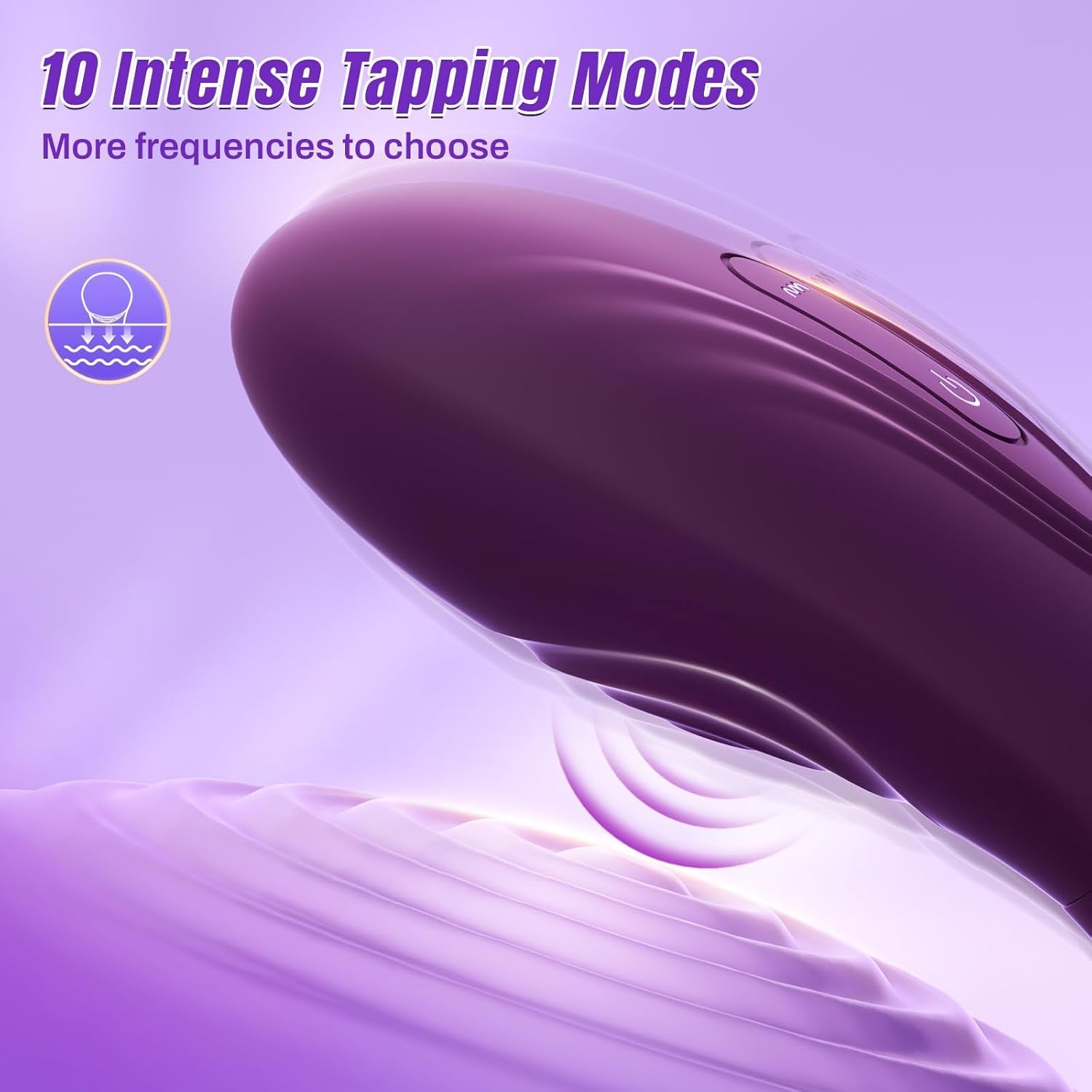 TapFusion Double Wearable Vibrator 10 Tapping 10 Modes