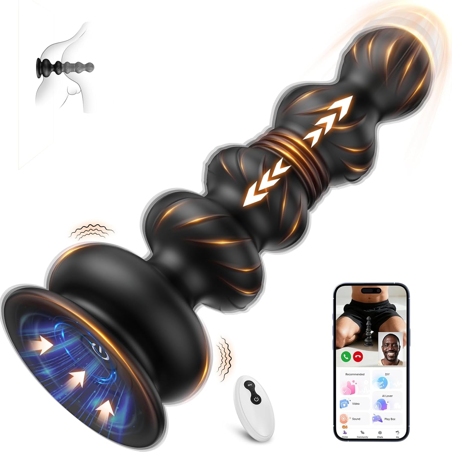 ThrustWave Thrusting Anal Beads Prostate Massager