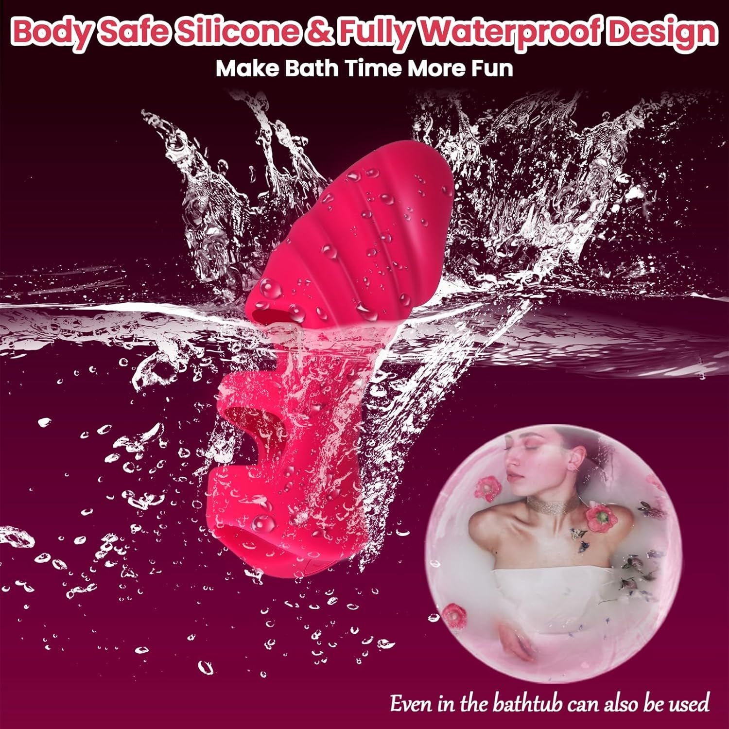 PulseFit Mini Finger Vibrator 10 Modes Quiet USB Recharge