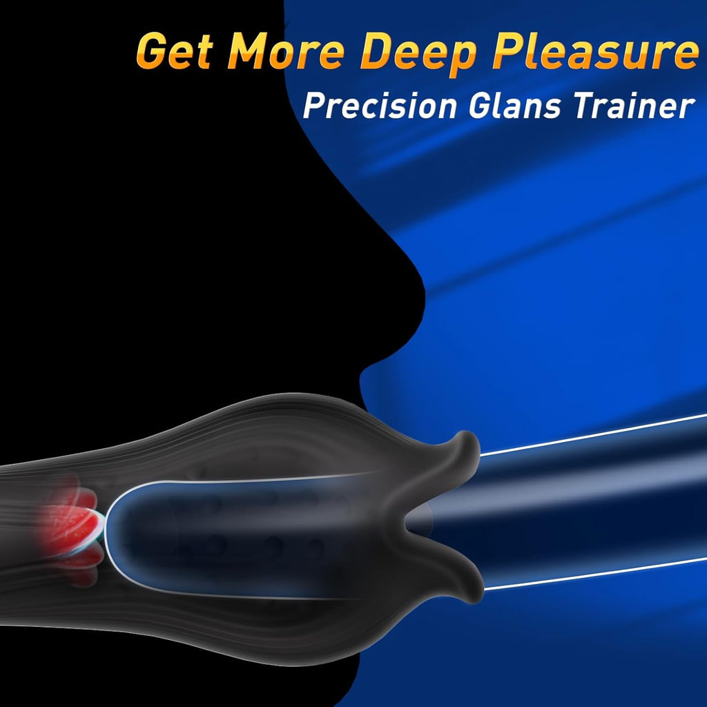 TongueWrap Licking Vibrator Trainer Sleeve 10 Modes