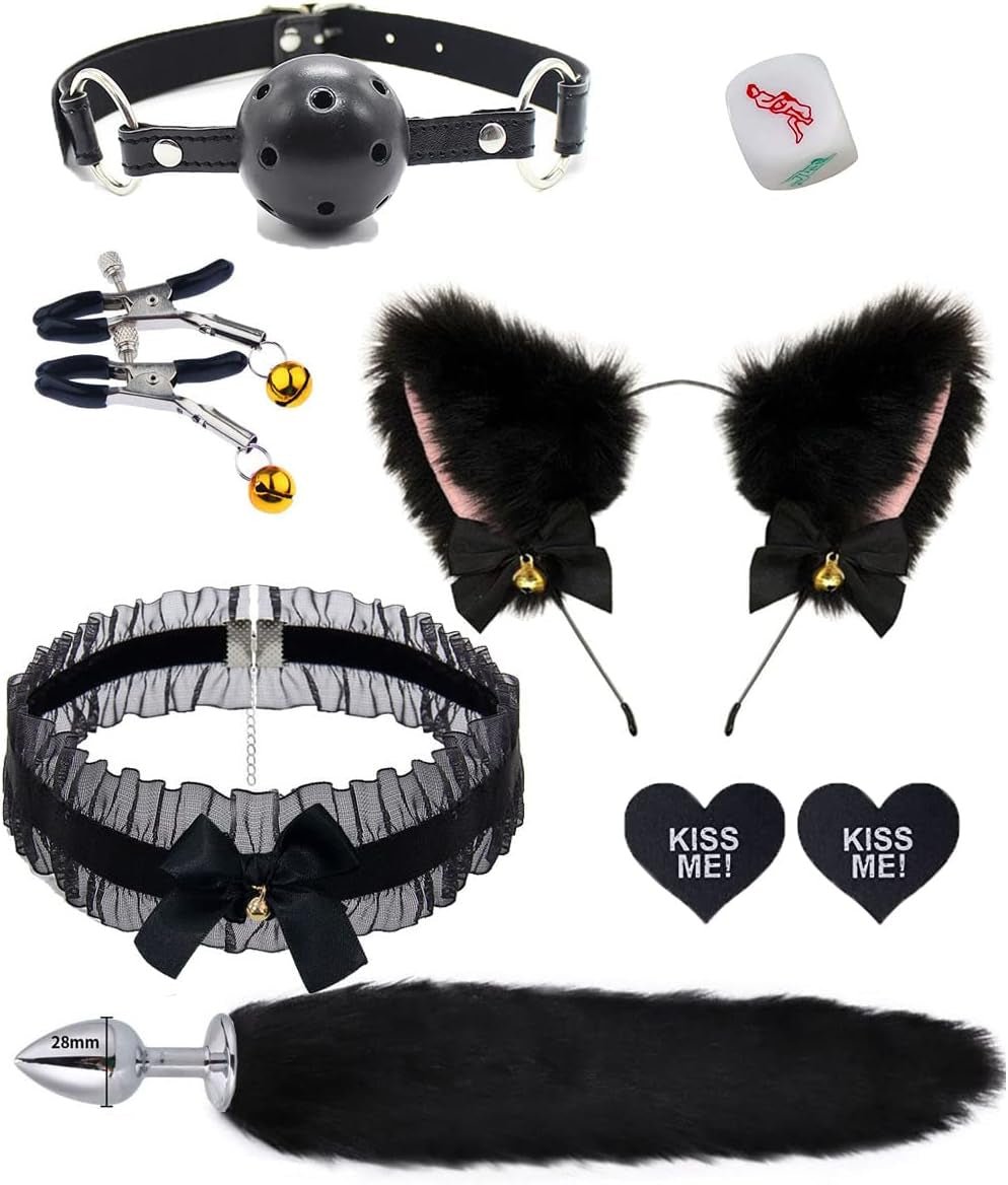 WildDesire Faux Fur Tail Plug BDSM Cosplay Set
