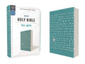 Niv, Holy Bible for Girls, Soft Touch Edition, Leathersoft, Teal, Comfort Print - Imitation Leather