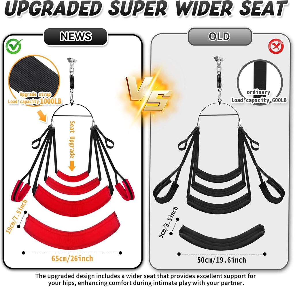OrbitComfort 360° Adjustable Rotating Sex Swing