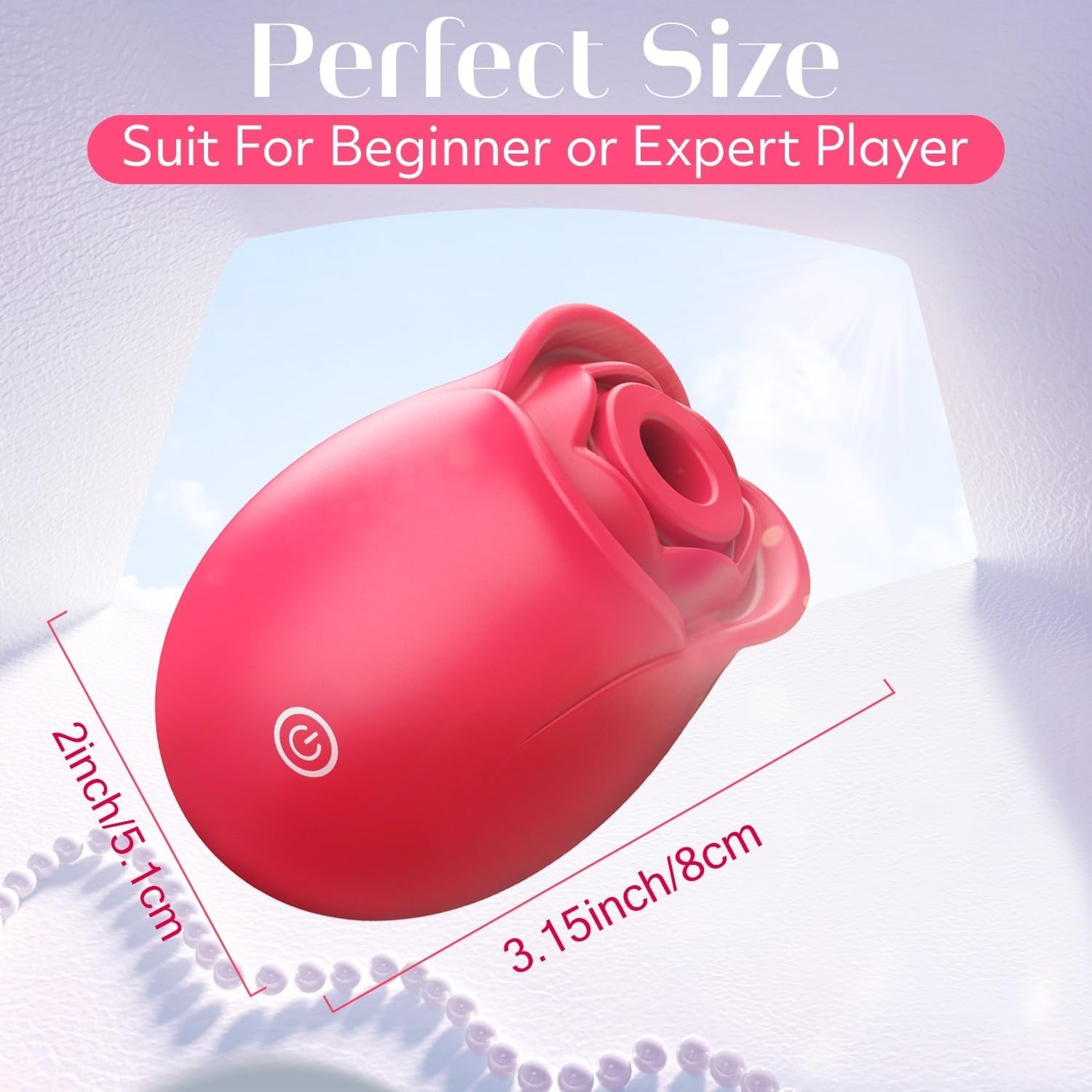 VirelleX Rose Clit Sucker App Control 9 Modes Compact