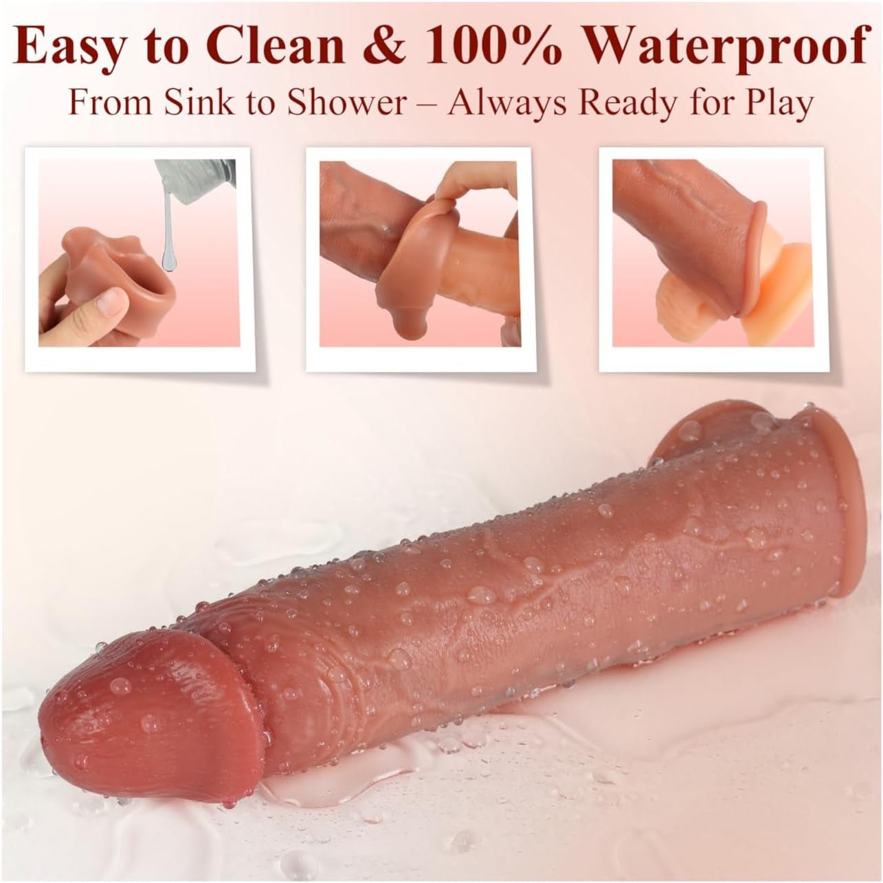 FleshCore Realistic Penis Sleeve 8.3” Silicone Extender