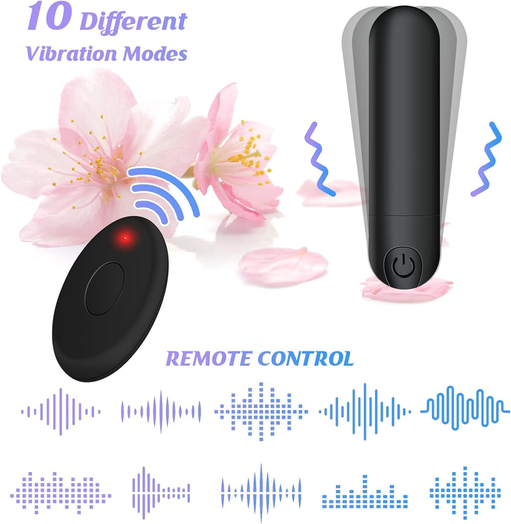 AquaSync Remote Control Bullet Vibrator 10 Speed Waterproof