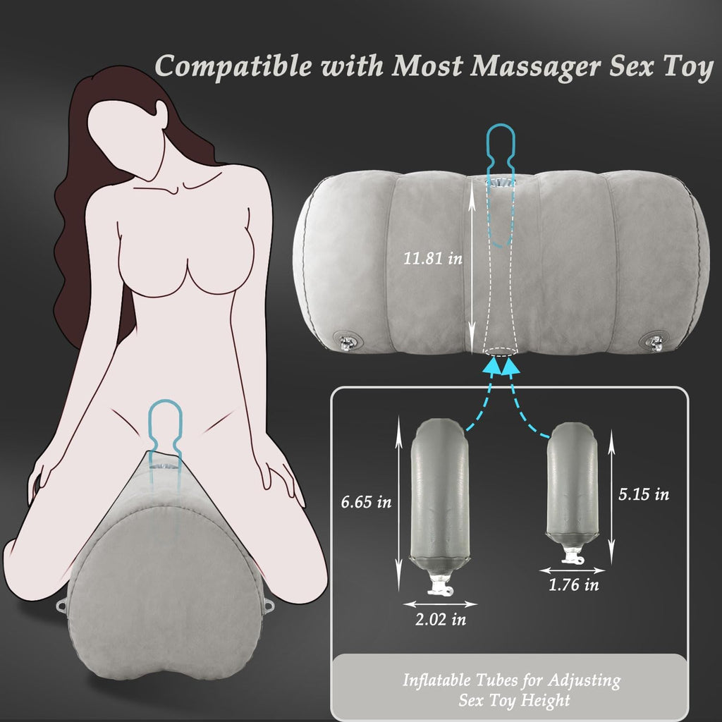 SatinPulse Sex Pillow Cuffs Set